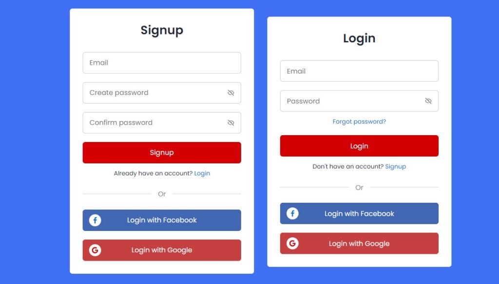 Ultimate Login and Registration Form in HTML CSS and JavaScript with Flawless Validations